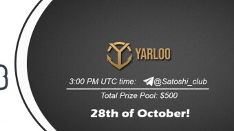Join the AMA of Satoshi Club x Yarloo. Rewards: 500 USDT, October 28th.