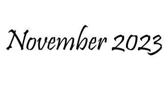 My Passive Earning - November 2023