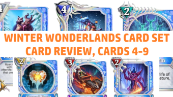 Gods Unchained - Winter Wanderlands set card review, card 4-9