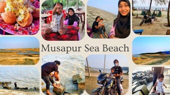 Musapur Sea Beach in Companyganj, Noakhali.