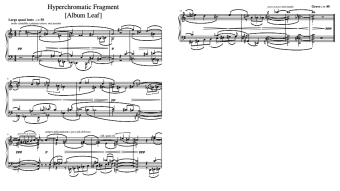 Hyperchromatic Fragment (Album Leaf) [Philip Daniel; 2020]