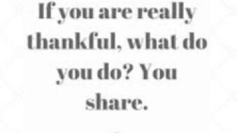 It's not enough to just be thankful