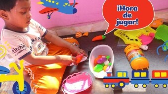 Algunos momentos de mi hijo jugando