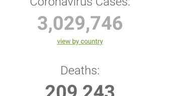 Coronavirus update in the world