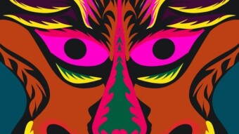 Devil abstract -art