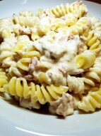 [ITA-ENG] Fusilli panna e prosciutto - Fusilli pasta cream and ham