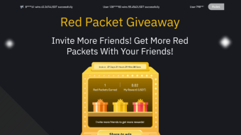 November 2023 Binance Crypto Red Packet Giveaway - get FREE USDT