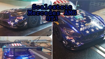 Scalextric Mercedes AMG gt3 - Slot Car Review