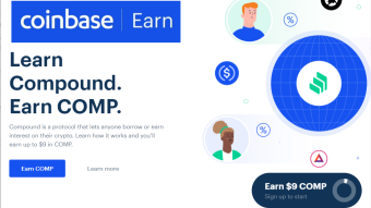 Coinbase: Watch And Earn Easy COMP ($9)