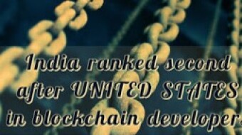 India 🇮🇳 Ranked 2nd after U.S IN Blockchain developer 🤔🤔