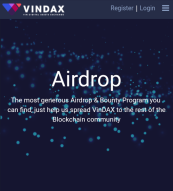 Vindax Airdrop 💰(~$50)