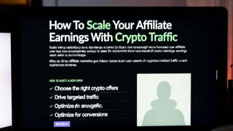 How to Scale Affiliate Earnings with Dirt-Cheap Crypto Traffic