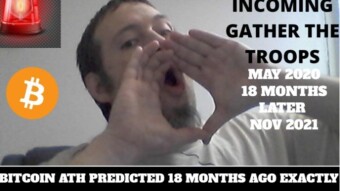 BITCOIN ATH PREDICTED 18 MONTHS AGO ON THIS DAY/ SUPERCYCLE ACTIVATE