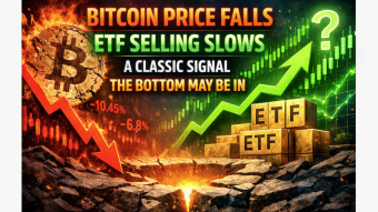 Bitcoin Price Falls, ETF Selling Slows: A Classic Signal the Bottom May Be In