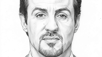 Sylvester Stallone Pencil Drawing