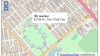 Interactive maps for your website - adding a marker