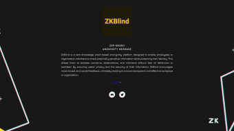 Ethereum Foundation ZkBlind Application