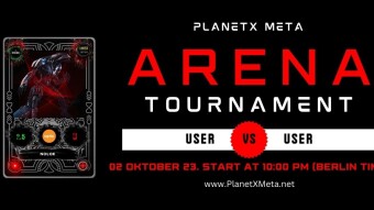 "PlanetX Meta Battle Arena: Battle Night on October 2nd, 2023, at 10:00 PM Berlin Time"