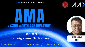 AMA Recap - AAX Crypto Exchange x Game of Bitcoins