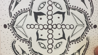 Mandala #15 - 'Connection' - Original Drawing
