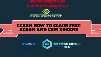 Upcoming Airdrops - Learn How To Claim Free Aeron and CryptoBonusMiles Tokens?