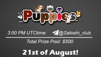 Join the AMA of Satoshi Club x Puppies Network. Rewards: 500 USDT, August 21st.