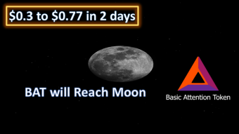 BAT ( Basic Attention Token) will going to Moon