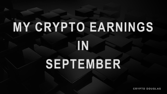 My Crypto earnings in September.