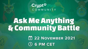 CryptoPick AMA November 2021 - News and 1st Community battle