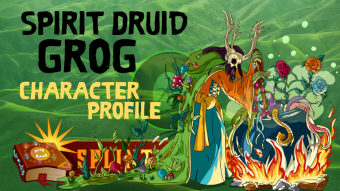 Splinterlands Legendary Card Profile - Spirit Druid Grog