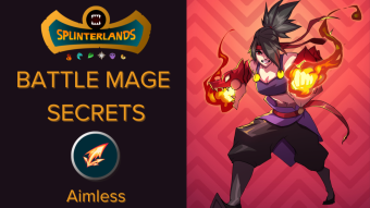 Splinterlands Weekly Challenge Battle BATTLE MAGE SECRETS! Aimless