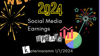 Happy New Year!! Sharing my monthly & yearly earnings from my online activities.