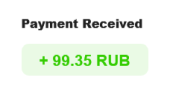 12th payment received from TeaserFast + 99.35 RUB | total paid 424.34 RUB