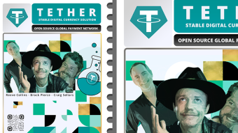 Tether Crypto Stamp // From Collection: Crypto Stamps | Now on NFT Showroom - Total Edition(s): 10