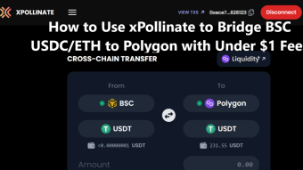How to Use xPollinate to bridge Polygon, Arbitrum, Optimism, Avalanche, Fantom, Gnosis Chain, Moonbeam, Moonriver, and Fuse BSC USDC/ETH to Polygon with $1 Fee