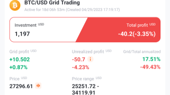 Pionex Trading Bots: Day 18