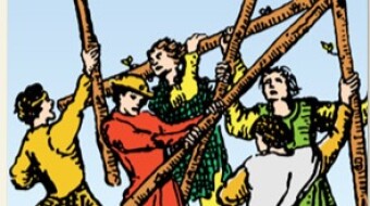 The great conjunction of Moon, Venus and Mercury in Virgo opposes the God of dreams, Neptune, in Pisces. Mercury retrograde gets naughty and gives us moments of friction and stress.The 5 of Wands and The Charriot - 06/08/24