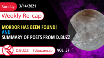 Recap of this Week's Posts by D.Buzz Vol.38