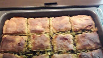 Foodbook #742 Spinach and Feta Cheese Pie - Spanakopita