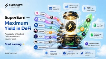 SuperEarn — Aggregator of the Best DeFi Protocols and Liquidity Pools. Maximum Earn