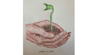 Inktober Day 10: Hope