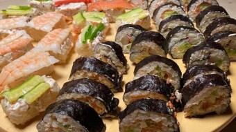 Foodbook #1218 homemade sushi