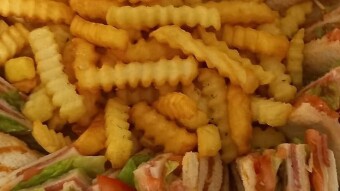 Foodbook #1216 homemade club sandwiches