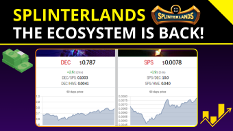 Splinterlands 🐉| The Ecosystem is Back at GREEN! ✅ [EN/PT]