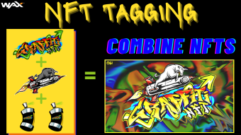 Graffiti NFT Tagging - Combine NFTs to Create New Rarer NFT Art