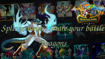 Splinterlands share your battle: Dragons
