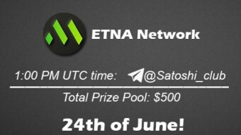 Join the AMA of Satoshi Club x Etna. Rewards: 500 USDT, June 24th.