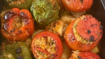 Foodbook #574 Stuffed Vegetables - Gemista