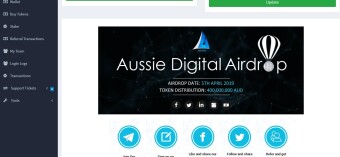 AIRDROP AUSSIE 10.000 TOKEN AND MORE ++++++++