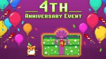 Happy 4th Birthday RollerCoin + FREE GIFT